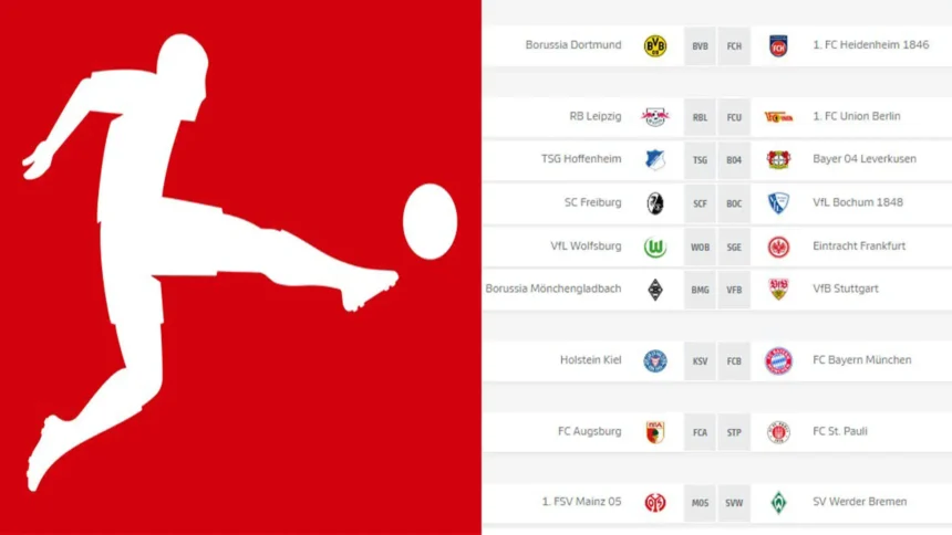 programme troisième journée Bundesliga