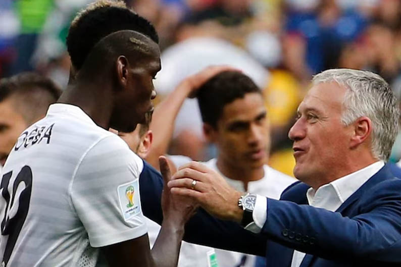 Didier Deschamps soutient Paul Pogba