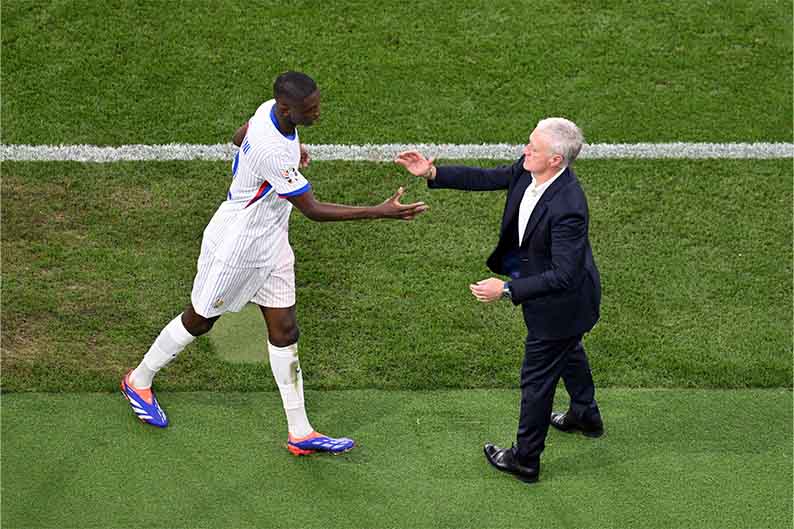 Kolo Muani Deschamps Belgique-France