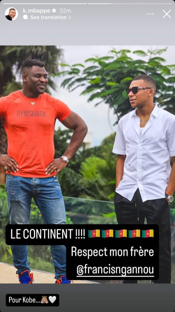 Kylian Mbappé Francis Ngannou