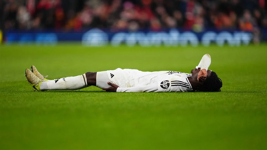 Mauvaise nouvelle pour Eduardo Camavinga