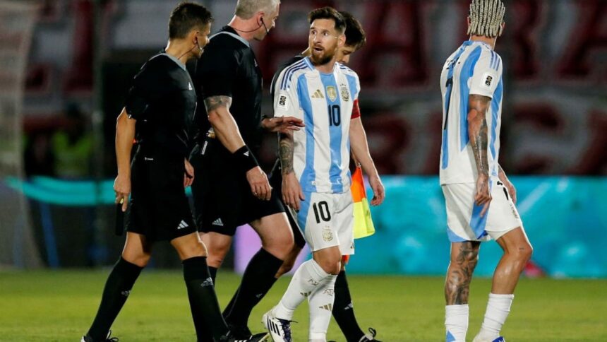Altercation entre Lionel Messi et Anderson Daronco