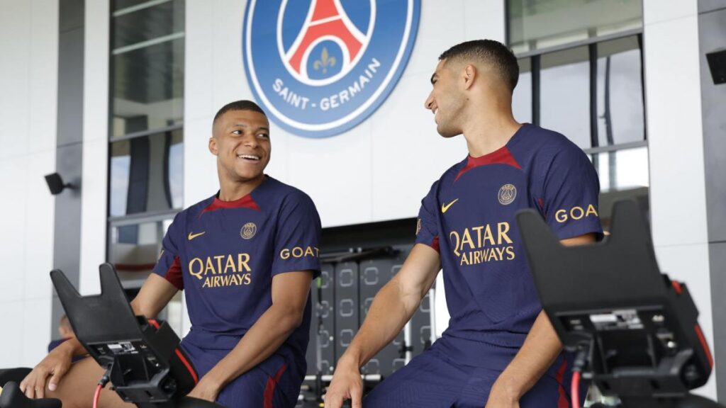 mbappe hakimi 2023