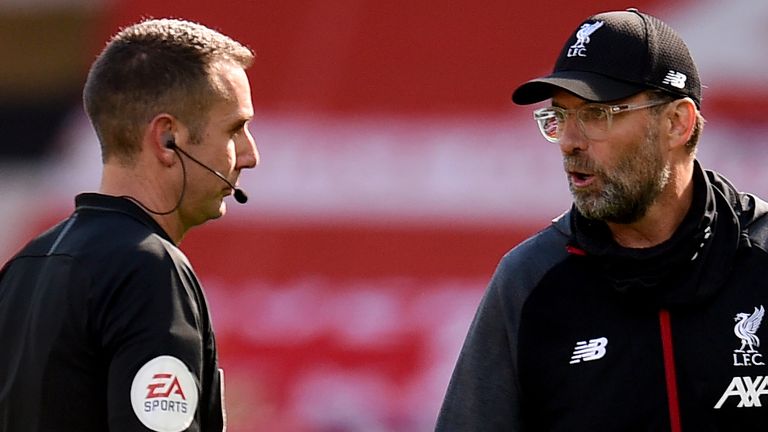 David Coote et Jürgen Klopp