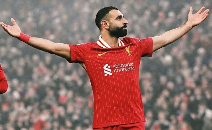 Célébration de Mohamed Salah