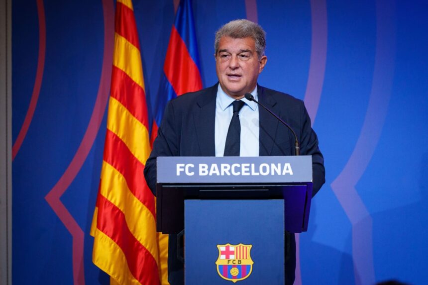 Joan Laporta, président du FC Barcelone