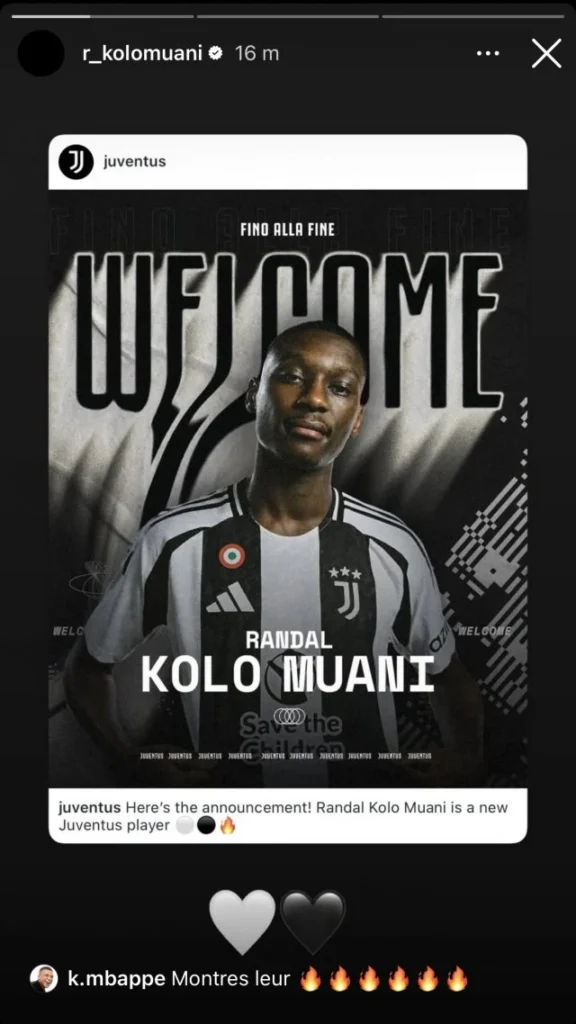L'incroyable message de Kylian Mbappé à Randal Kolo Muani