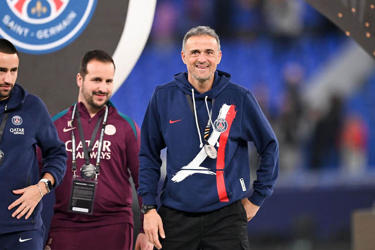 Luis Enrique savoure la victoire du PSG contre Brest