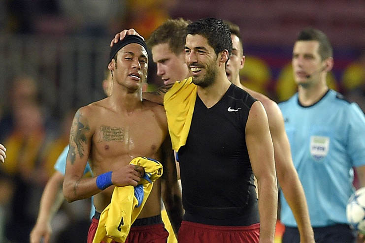 Luis Suárez salue le retour de Neymar à Santos