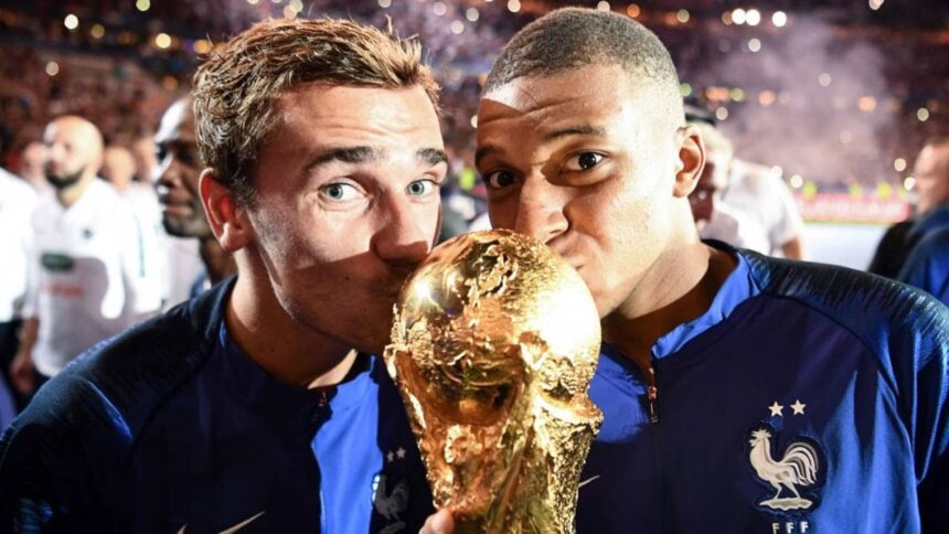 Kylian Mbappé et Antoine Griezmann