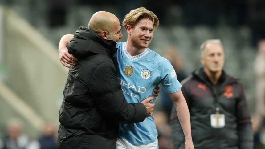 Guardiola veut une statue pour Kevin De Bruyne à City