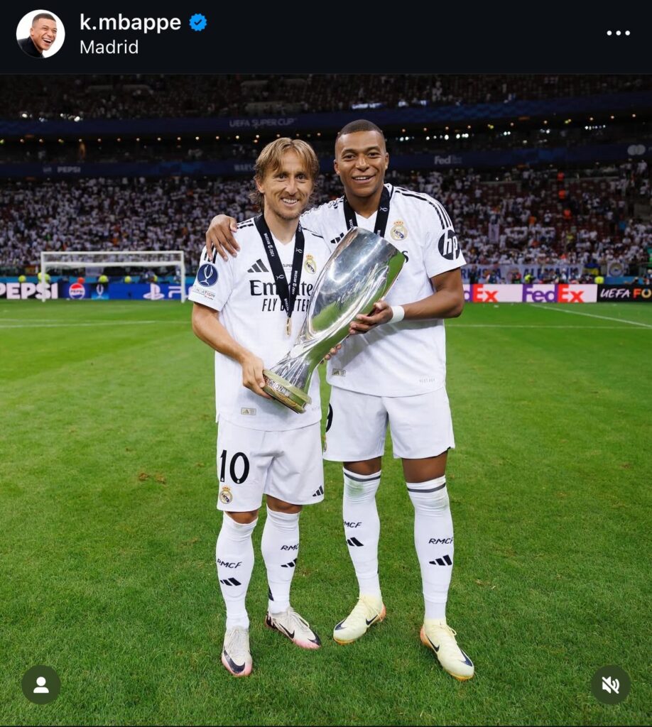 Depart de Luka Modric du Real Madrid Le message fort de Kylian Mbappe