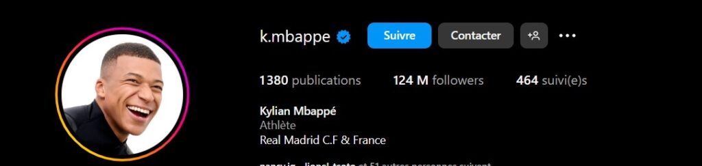 Les joueurs les plus suivis sur Instagram