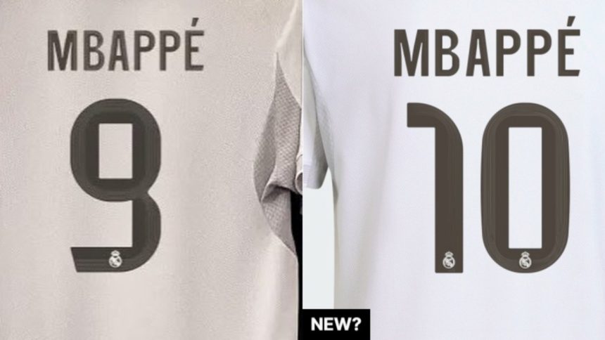 Kylian Mbappé récupère le numéro 10 au Real Madrid