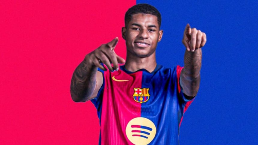 Marcus Rashford signe au Barça