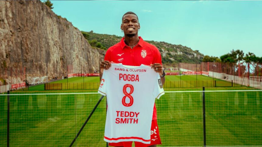 Paul Pogba à l'AS Monaco