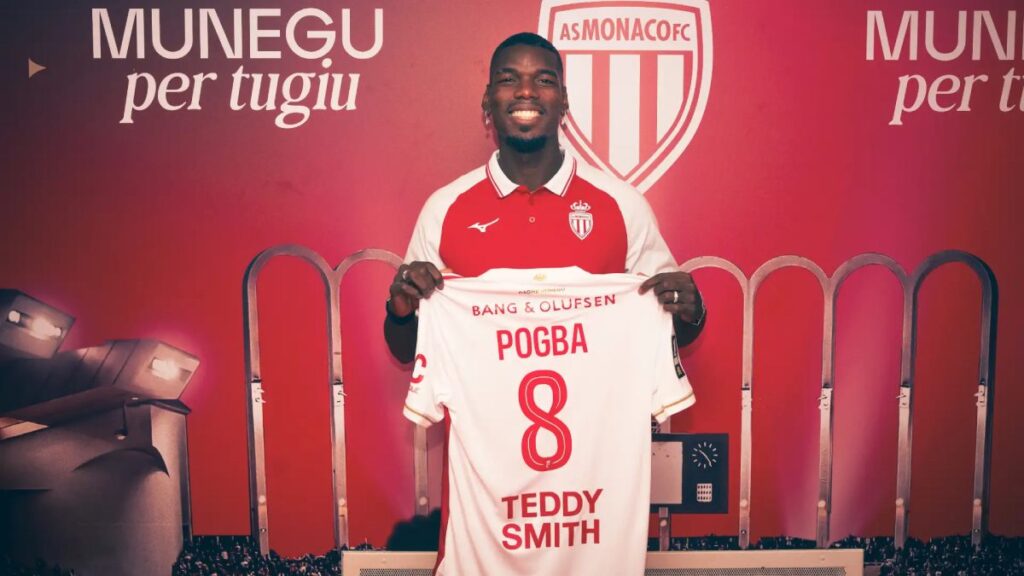 Paul Pogba à l'AS Monaco