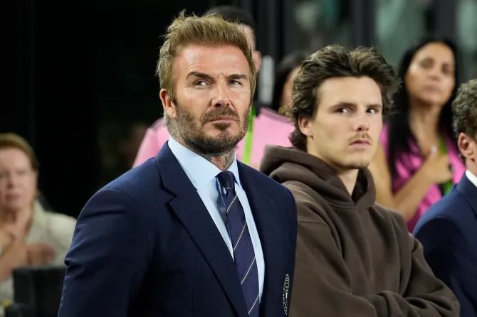 David Beckham vainqeur de la ligue des champions