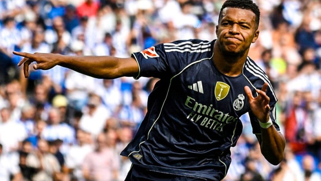 Real Madrid : Kylian Mbappé buteur et passeur face à la Sociedad