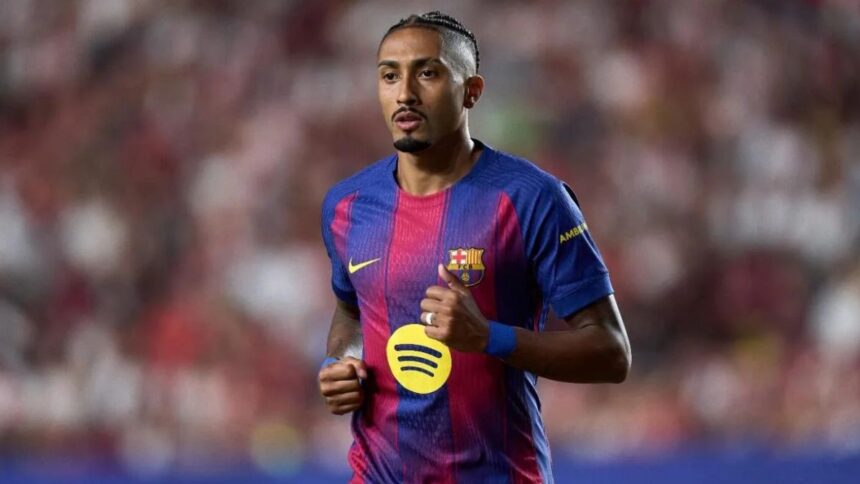 Barça : la blessure de Raphina à quelques jours du choc contre le PSG