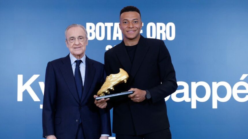 Kylian Mbappé écrit sa légende au Real Madrid après son soulier d'or