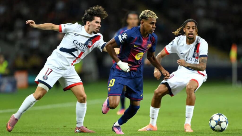 Ligue des champions : Nuno Mendes répond à Lamine Yamal