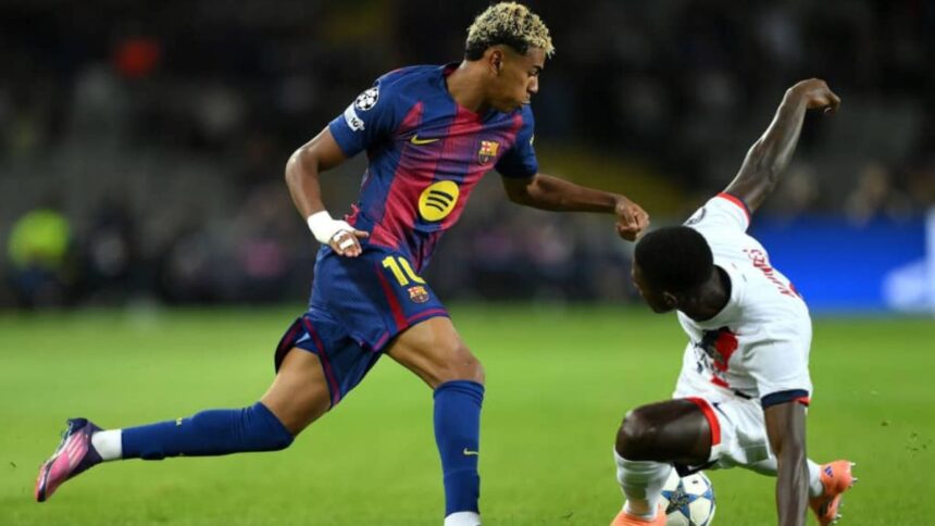 Ligue des champions : Nuno Mendes répond à Lamine Yamal