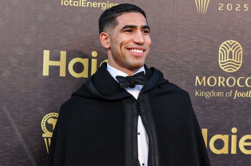 Hakimi sacré Ballon d'or africain