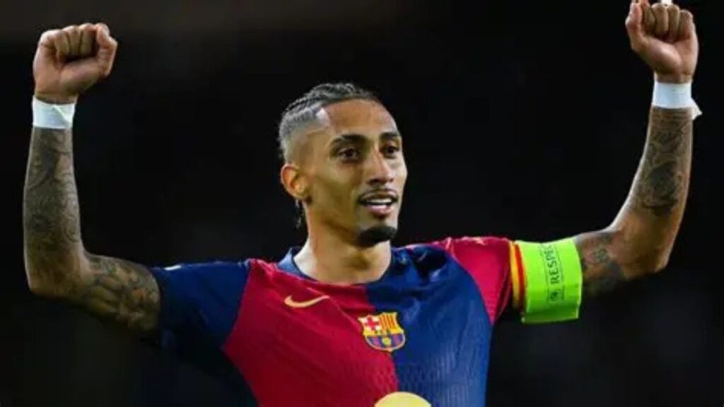 Raphinha montre sa déception pour le Ballon d'Or 2025