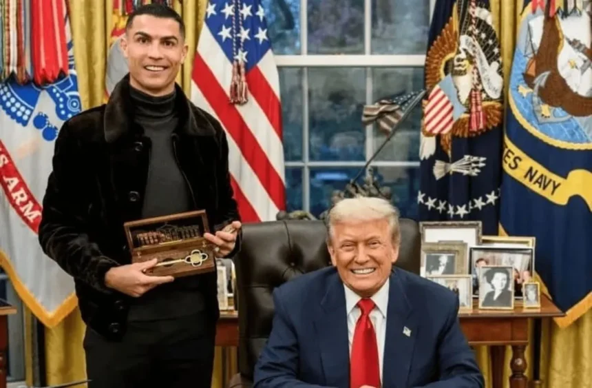 Trump offre un cadeau à Ronaldo