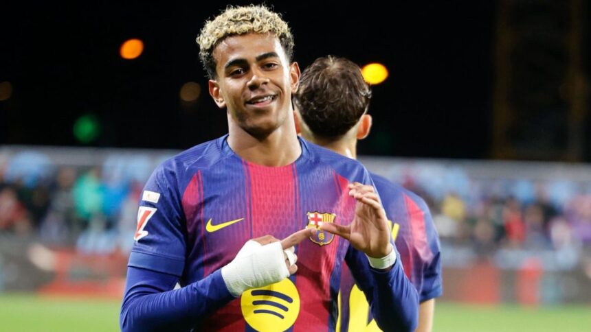 Lamine Yamal meilleur attaquant du monde au Global soccer Awards