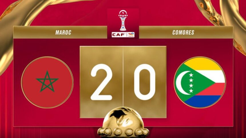 CAN 2025 : le Maroc domine les Comores 2-0