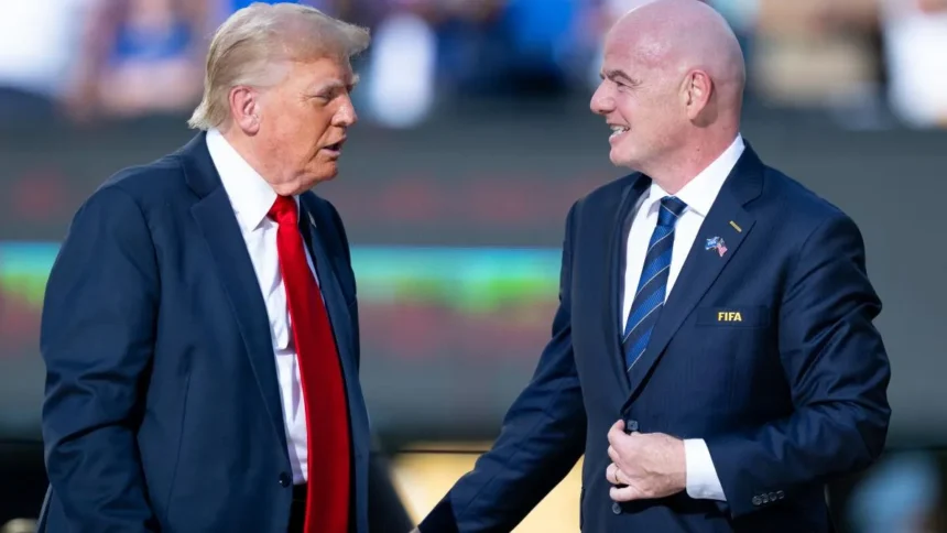 Trump au tirage au sort du Mondial 2026