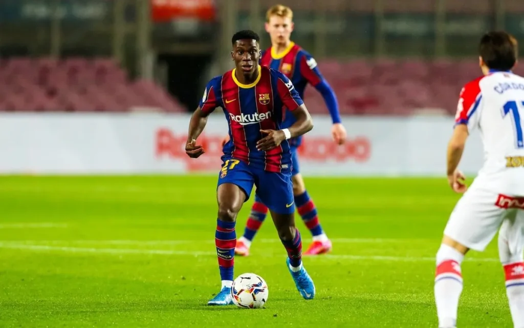 Ilaix debut camp nou