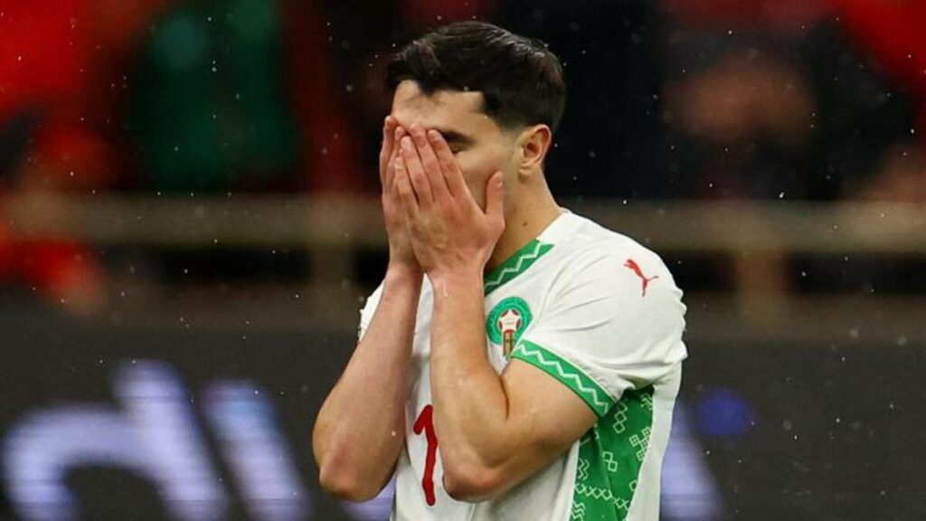 Penalty raté de Brahim Diaz