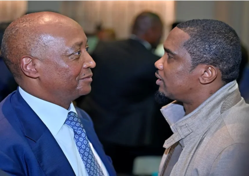 Samuel Eto’o recadre Patrice Motsepe